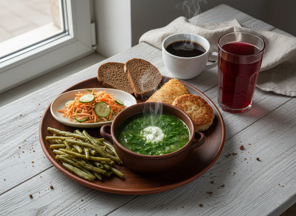 Щи со шпинатом photo