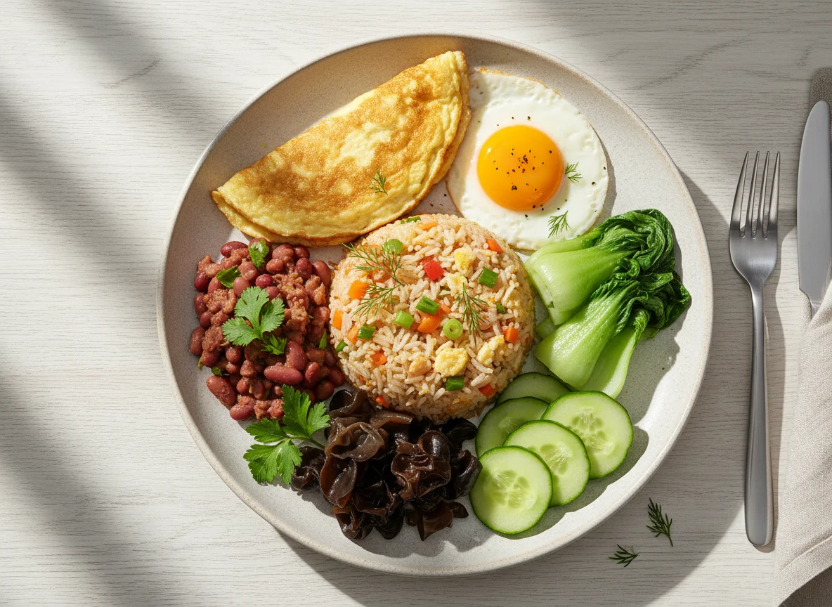 Смешанный завтрак photo