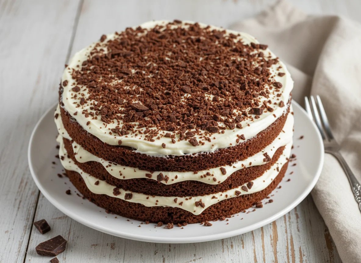 Шоколадный торт photo