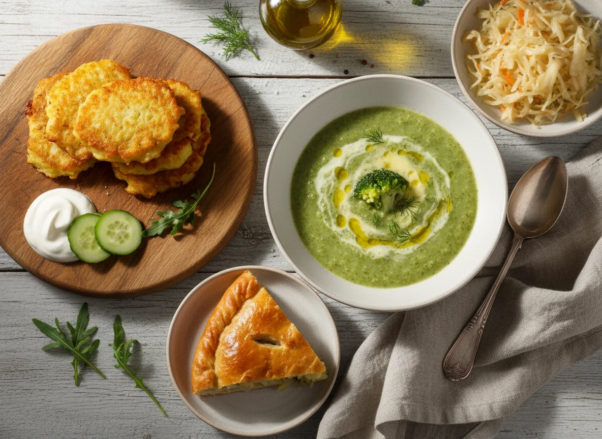 Суп пюре из брокколи с сыром photo