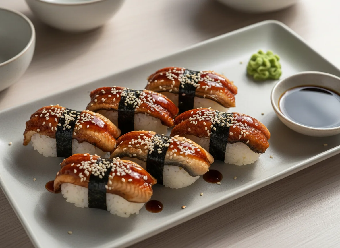 Суши с угрем (Унаги Нигири) photo