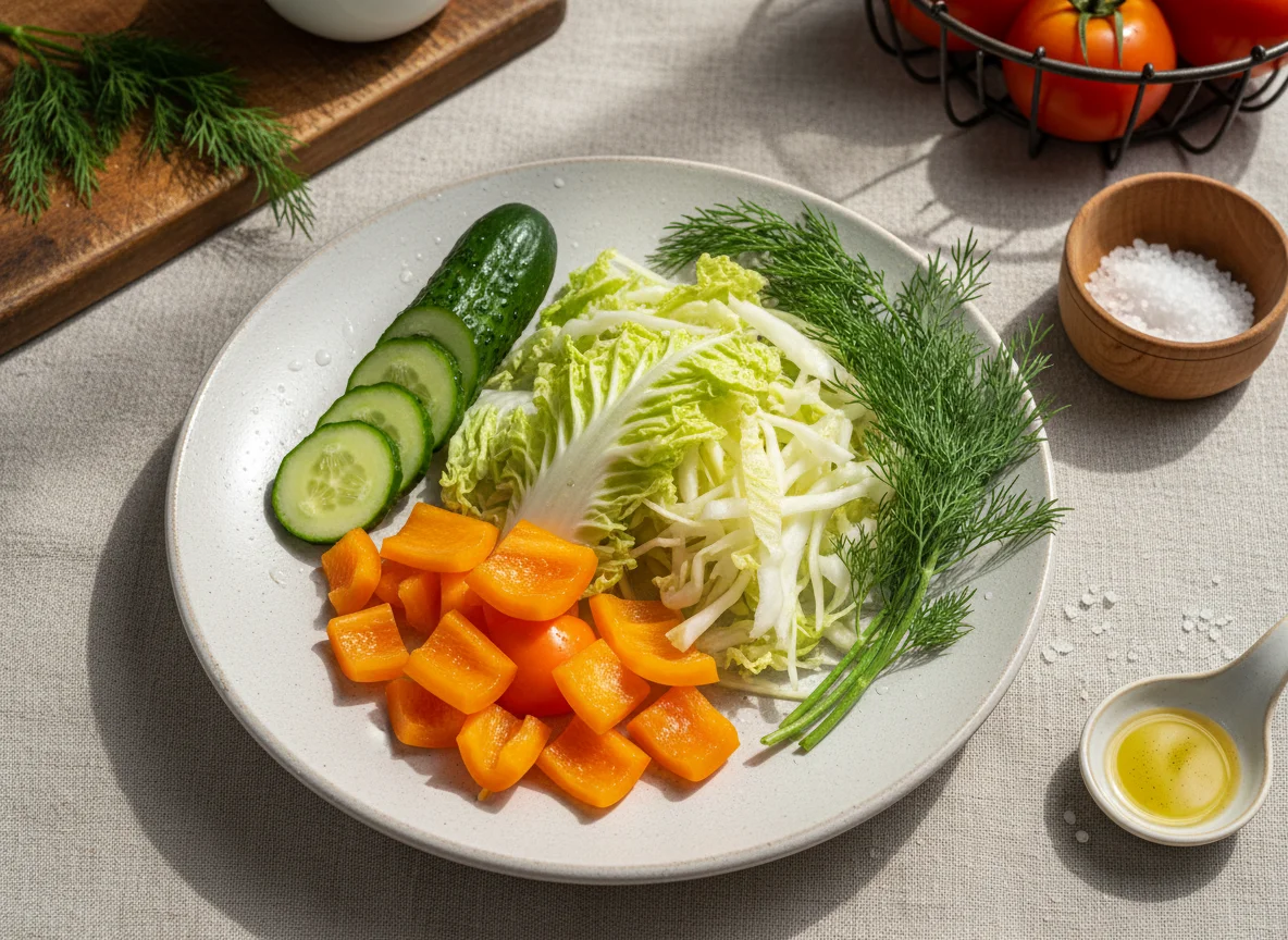 Свежие овощи и зелень photo