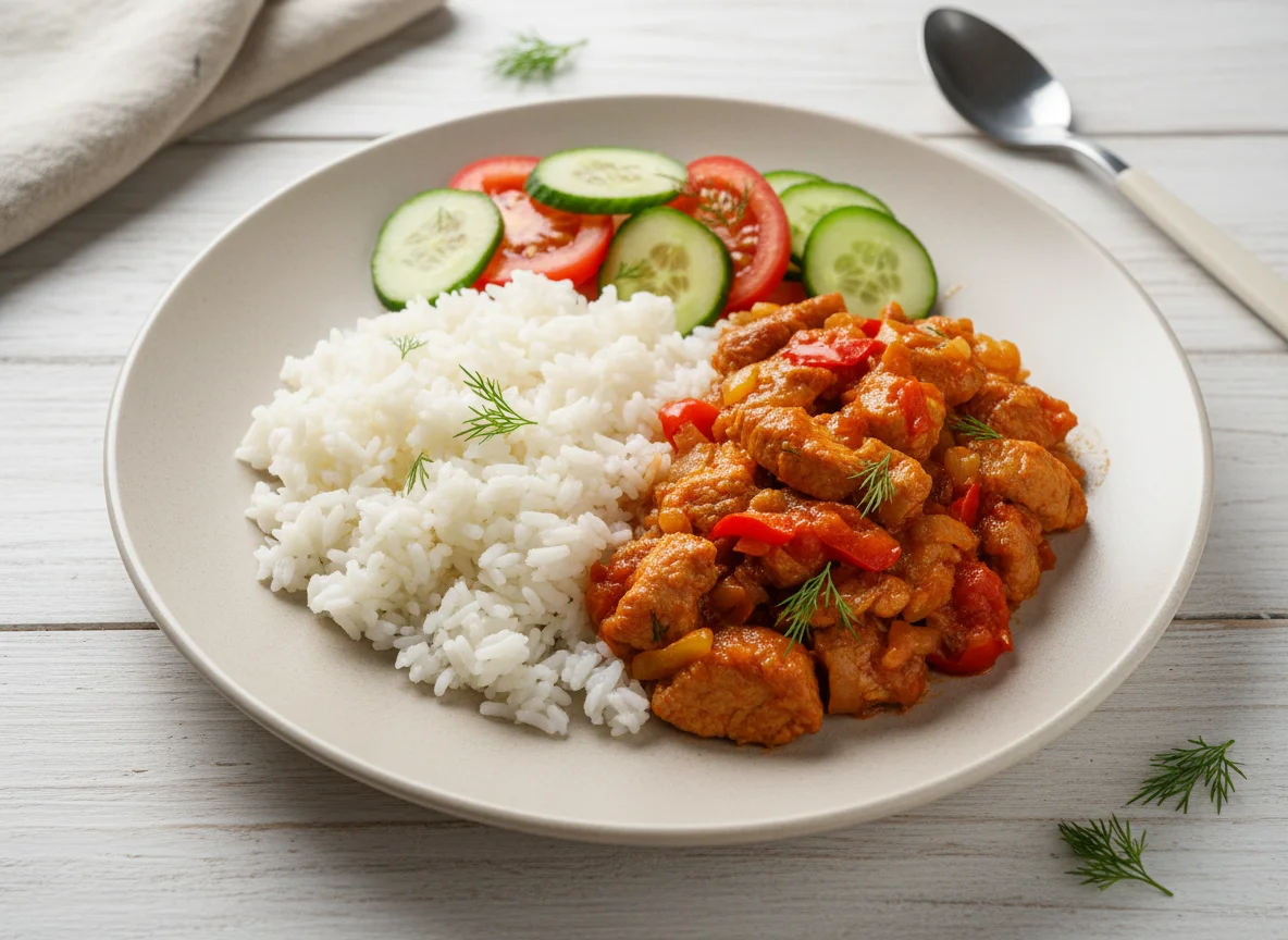 Свинина паприкана photo