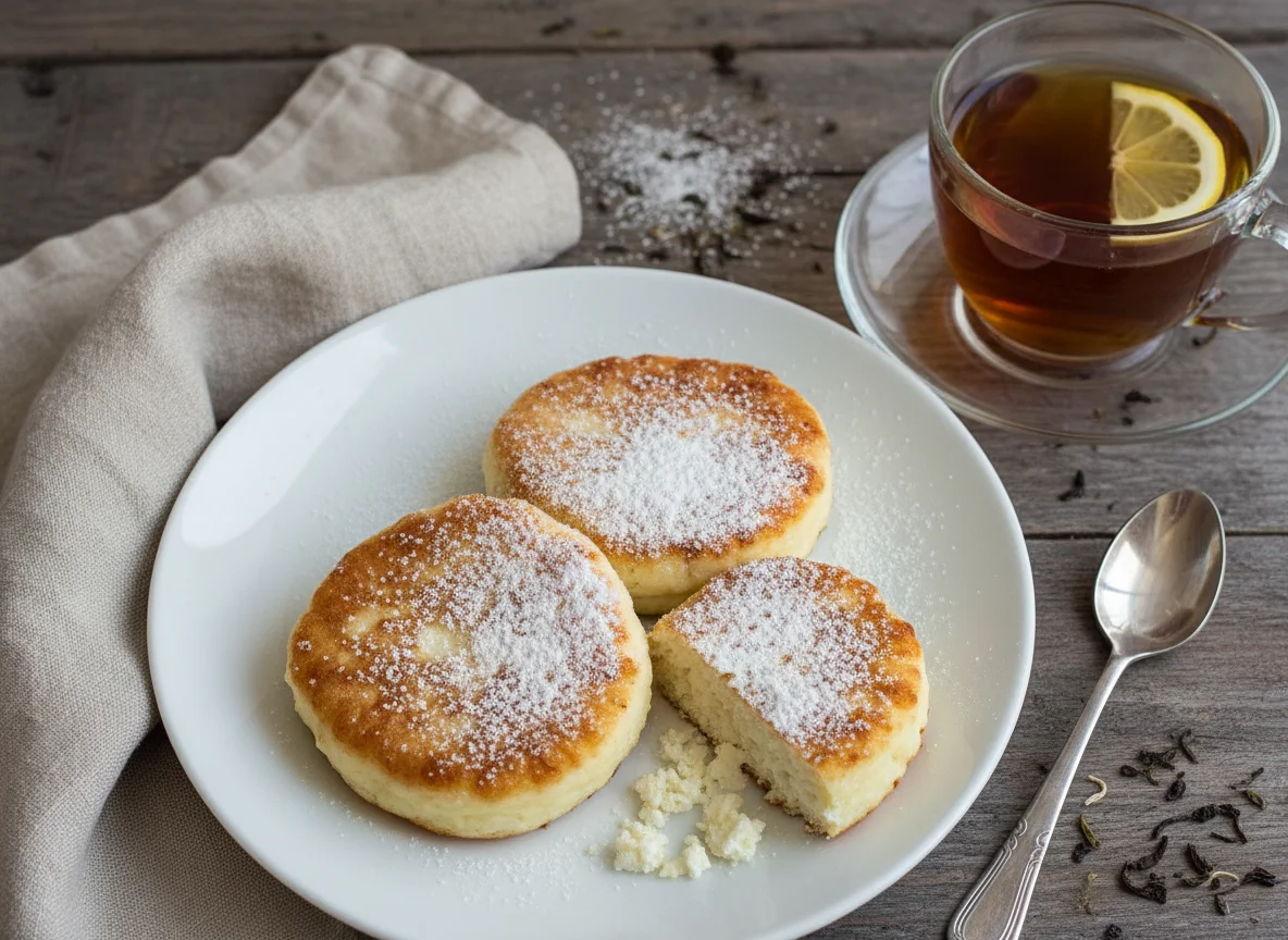 Сырники с чаем photo