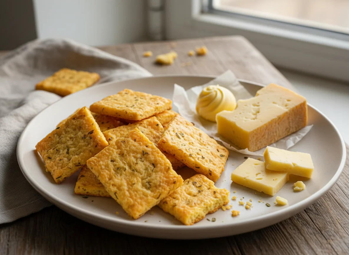 Сырный крекер photo