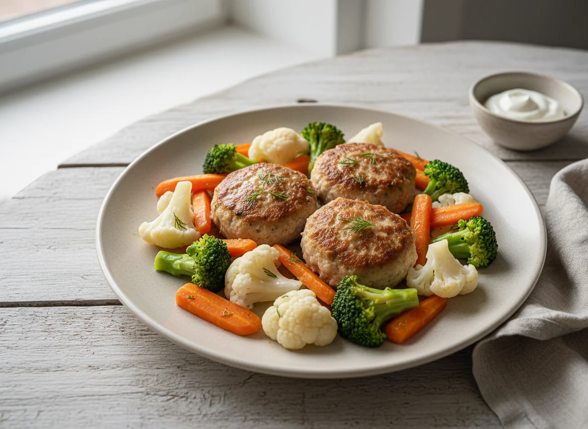 Тефтели с овощами photo