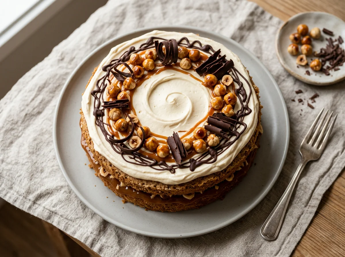 Торт "Орехово-карамельный" photo