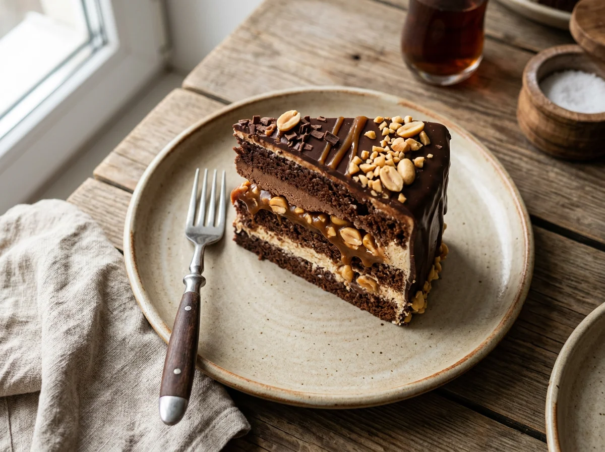 Торт Сникерс photo