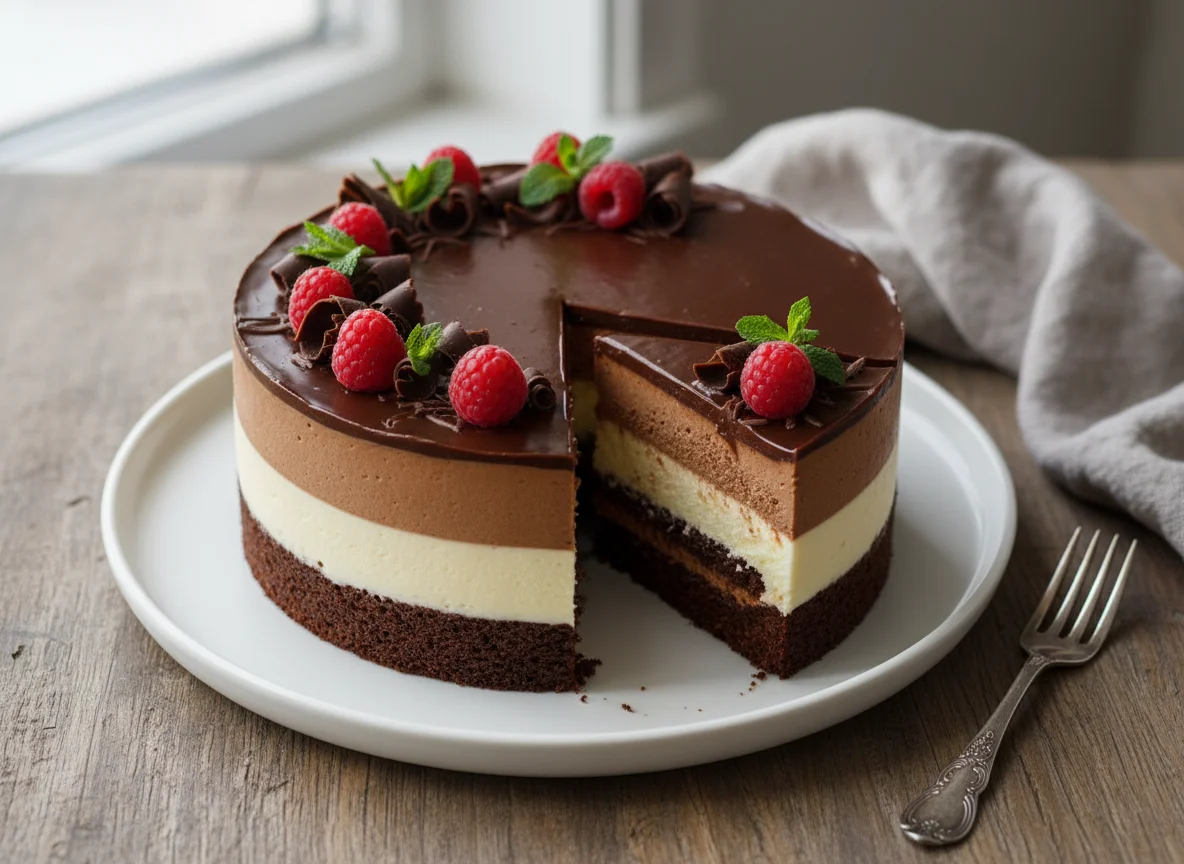 Торт Три Шоколада photo