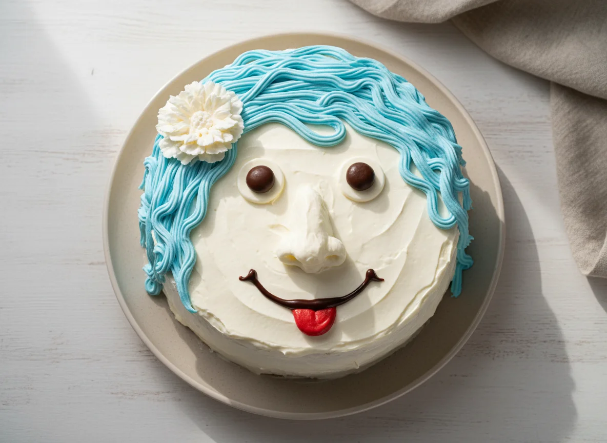 Торт-лицо photo