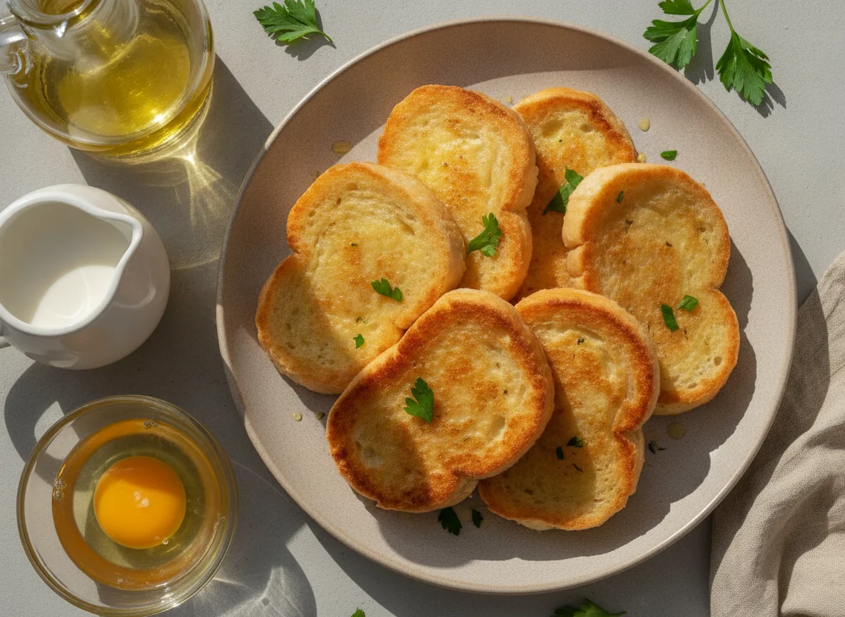 Турецкие гренки (Yumurtalı Ekmek) photo