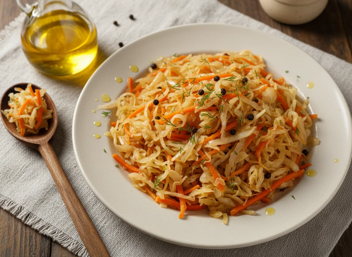 Тушеная капуста с морковью photo