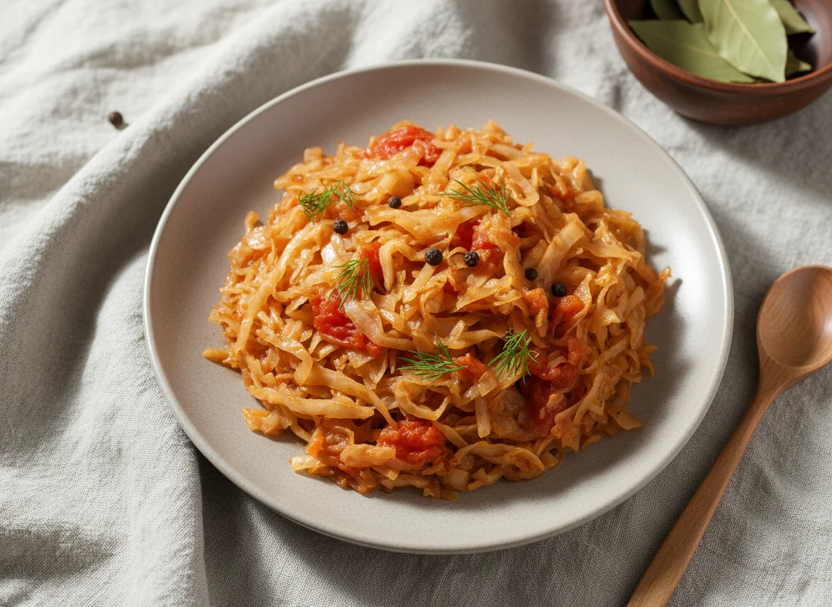 Тушеная капуста photo