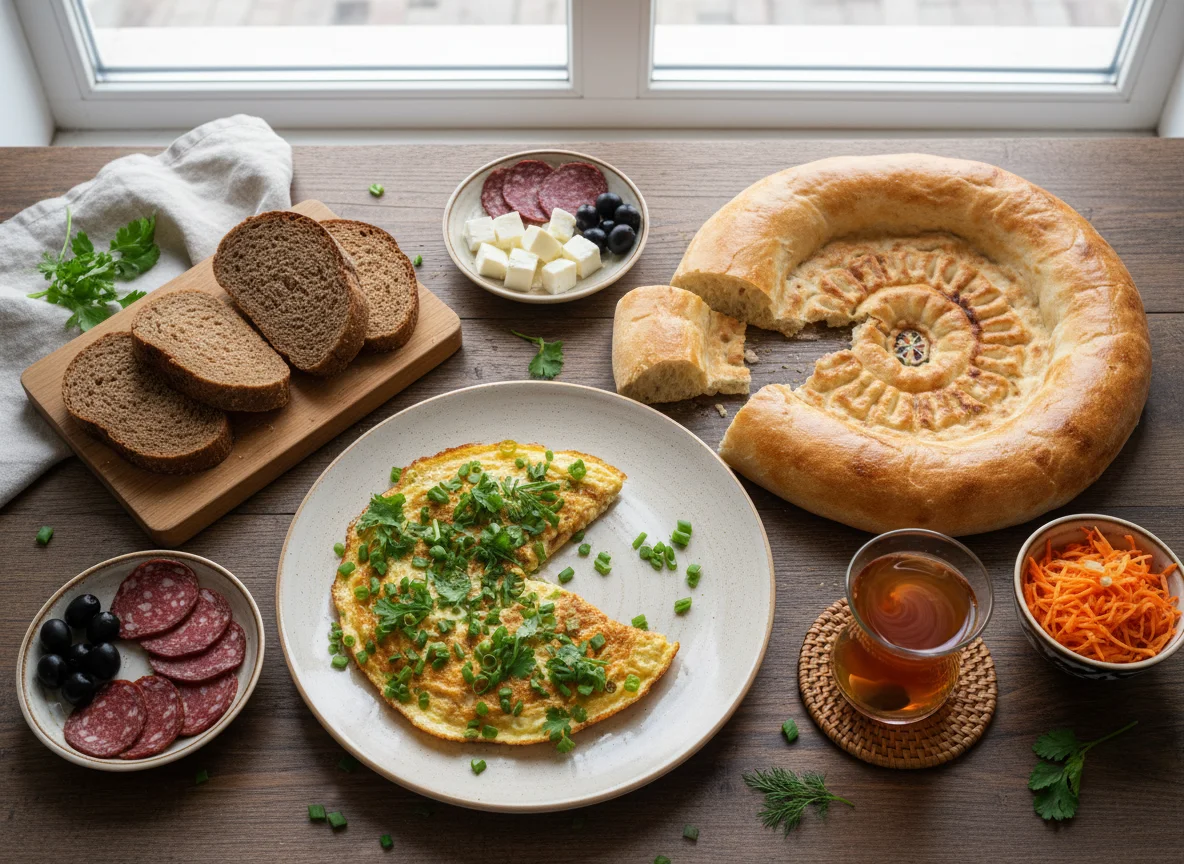 Узбекский завтрак photo