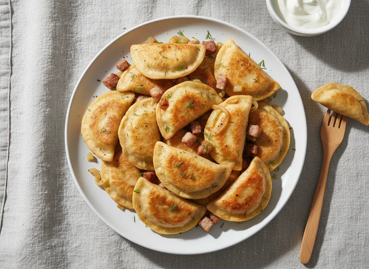 Вареники с мясом photo