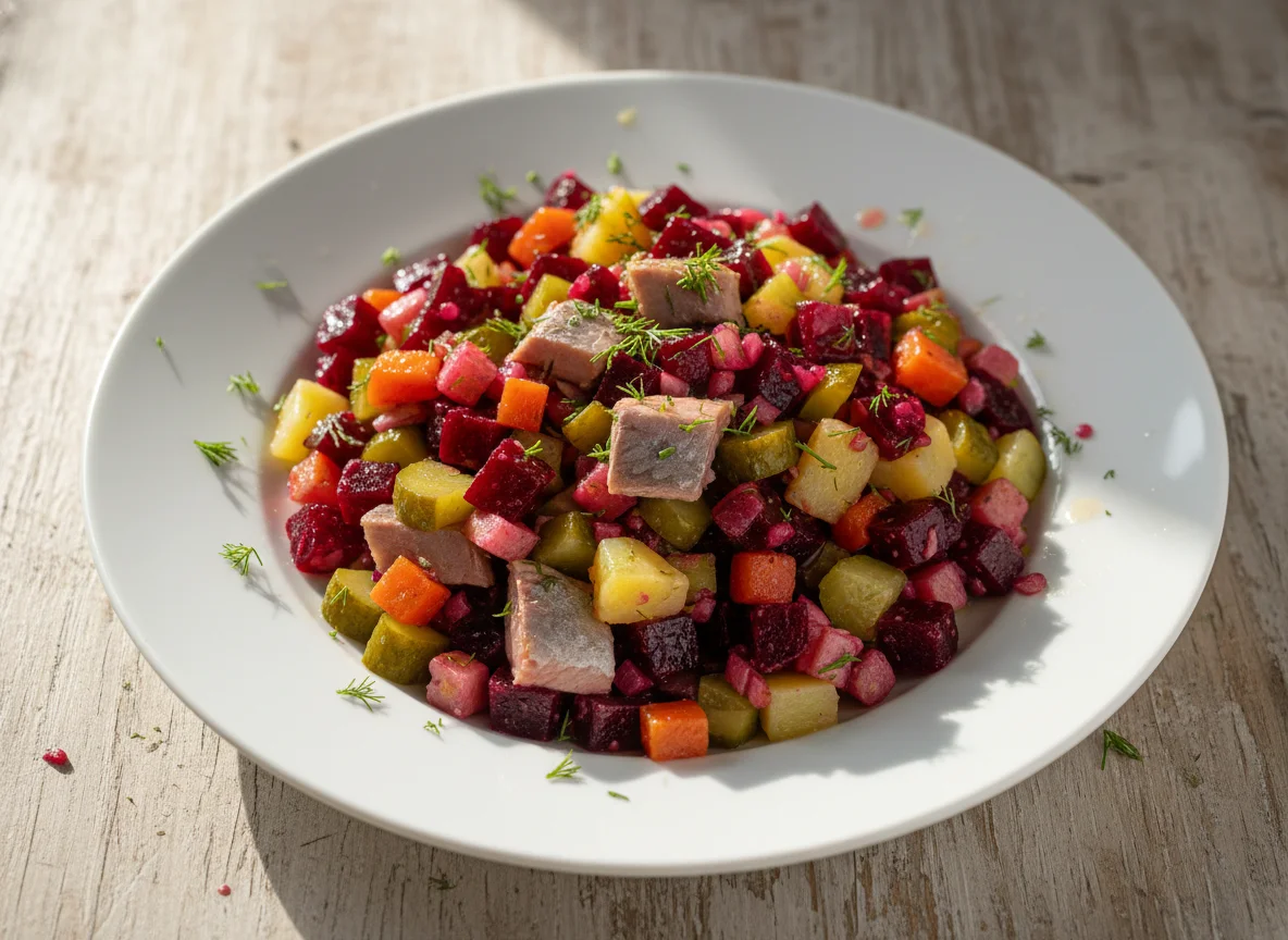 Винегрет с сельдью photo