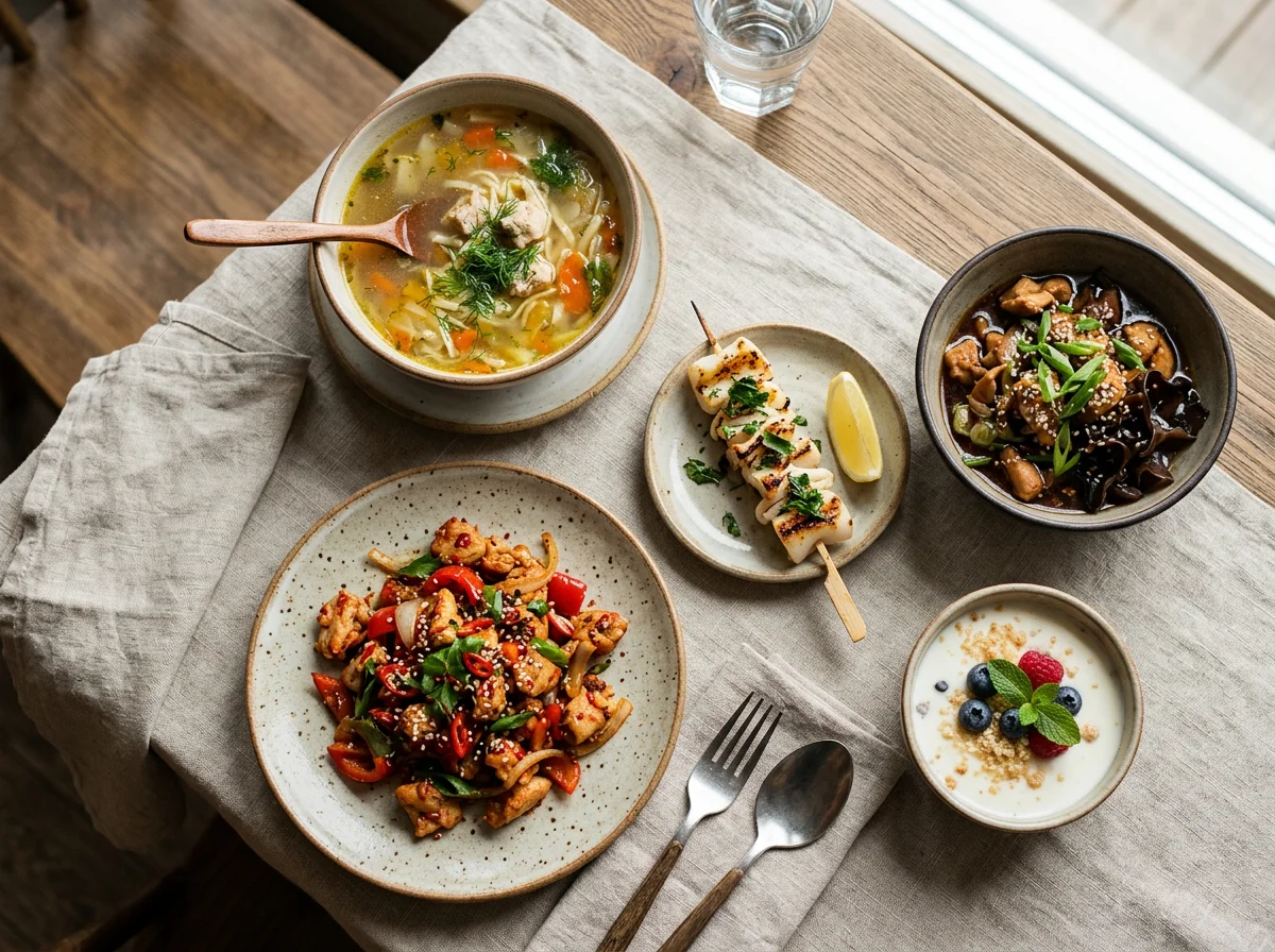 Заказ из ресторана photo