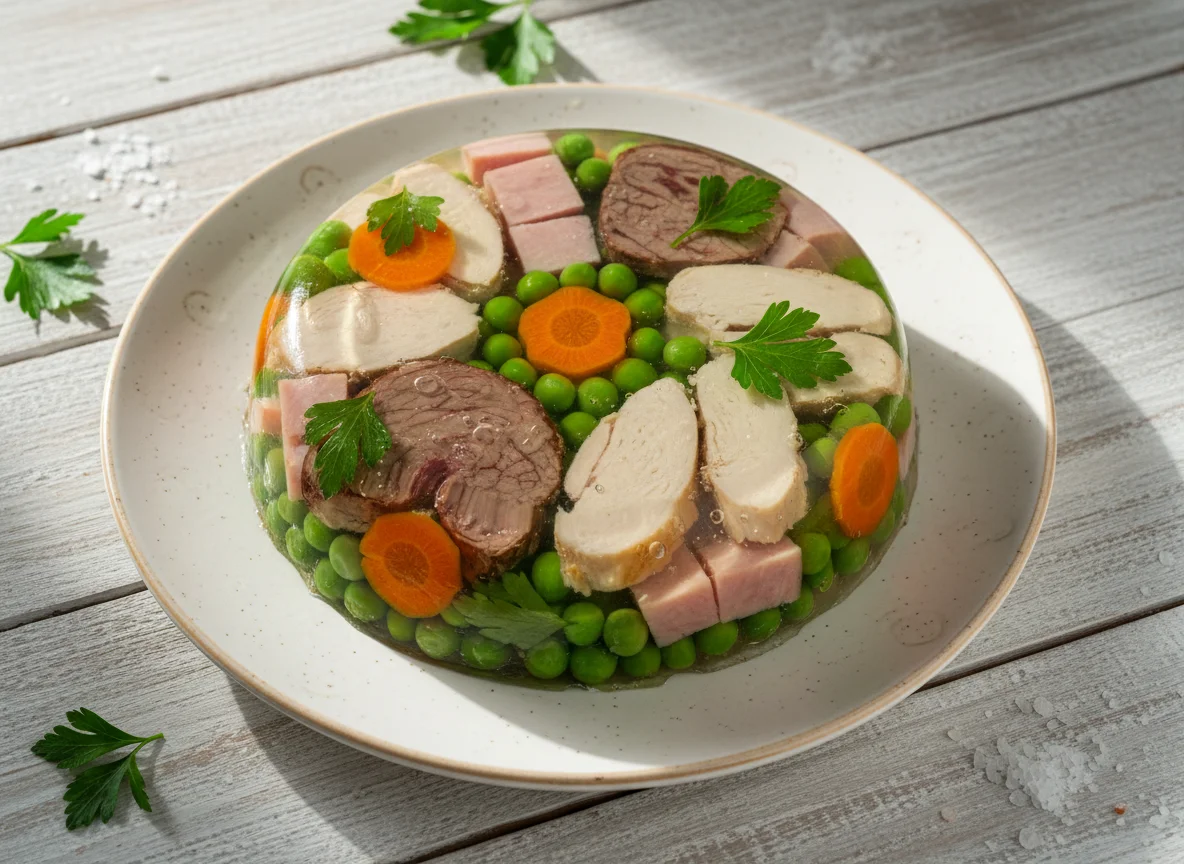 Заливное из мясного ассорти photo