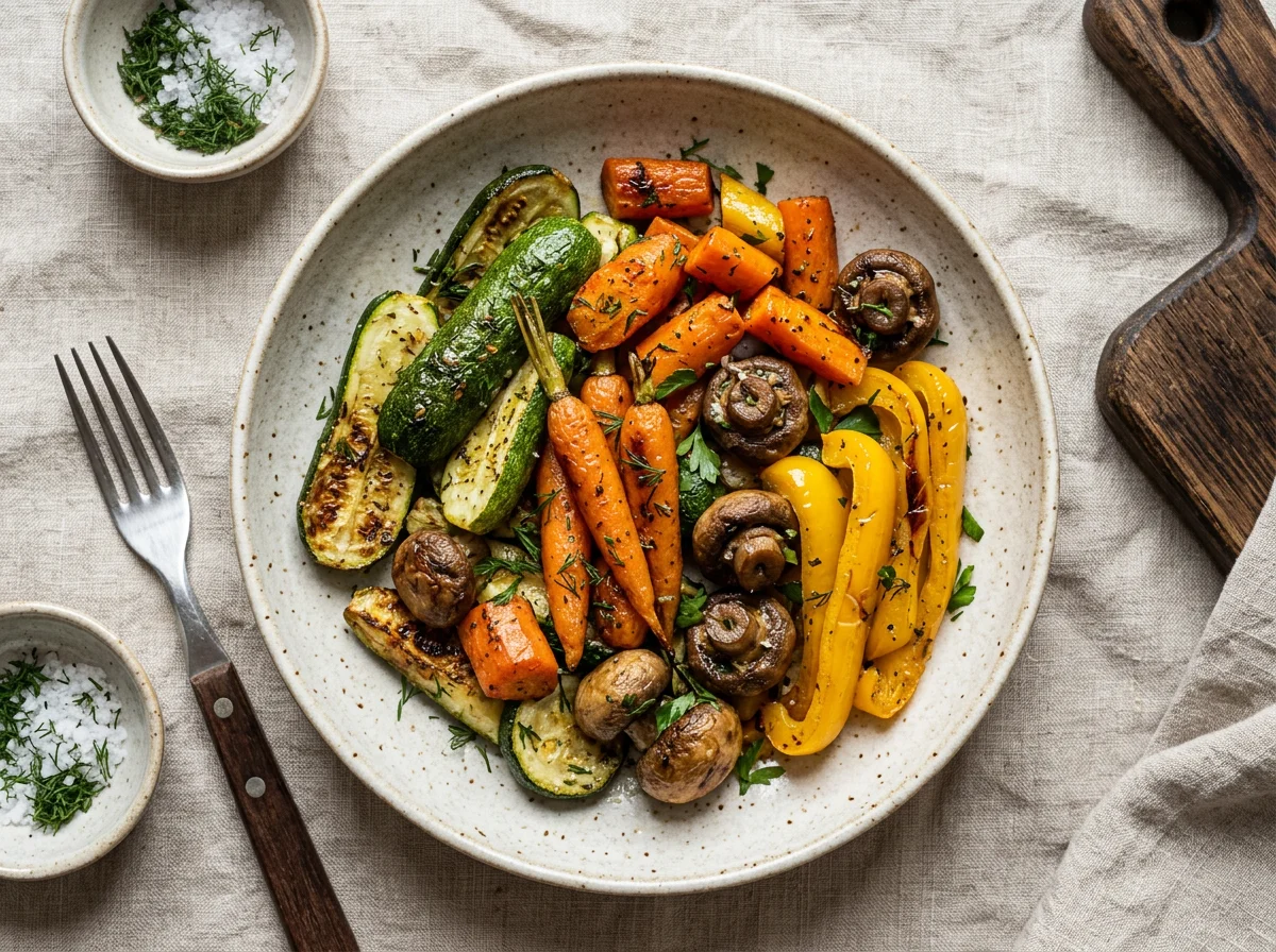 Запеченные овощи photo