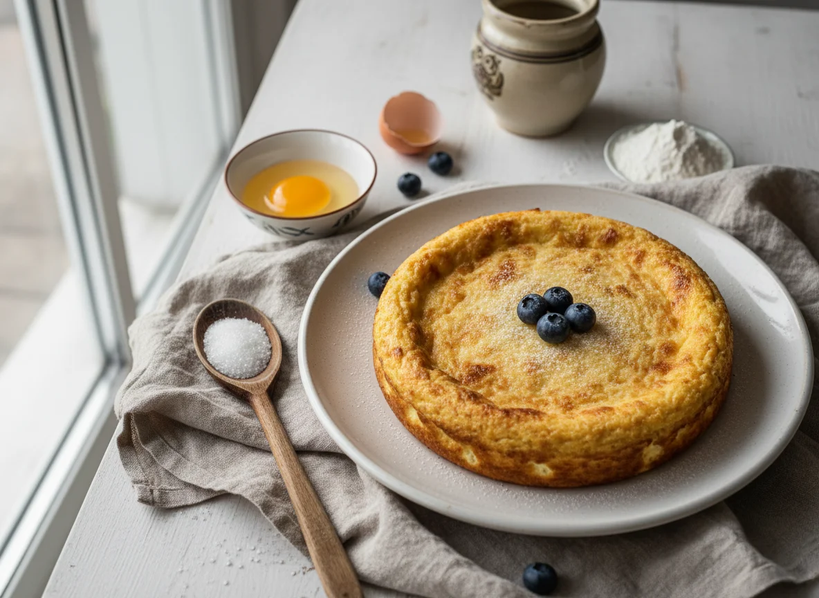 Запеканка из творога с яйцом photo