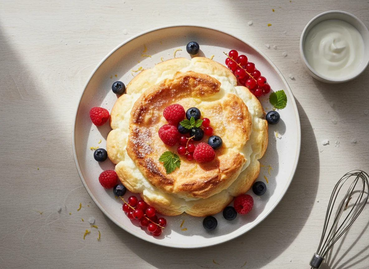 Запеканка-суфле из греческого йогурта photo