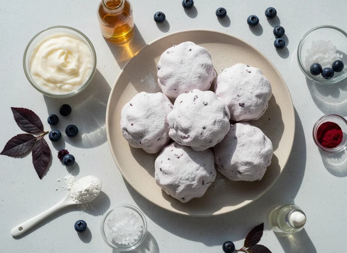 Зефир черничный без сахара photo